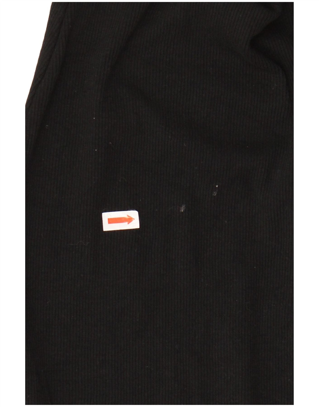 ZARA Vestido ajustado de manga larga para mujer UK 8 Pequeño Algodón negro