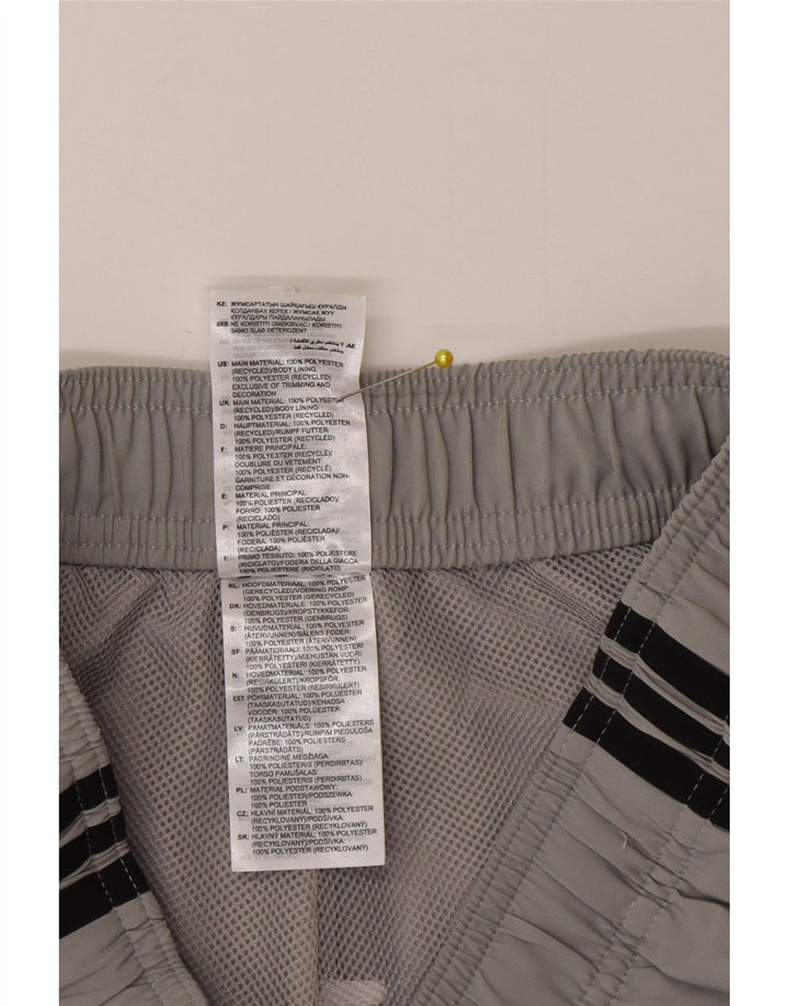 Adidas Hombre Pantalones Cortos Deportivos Pequeño Gris Poliéster