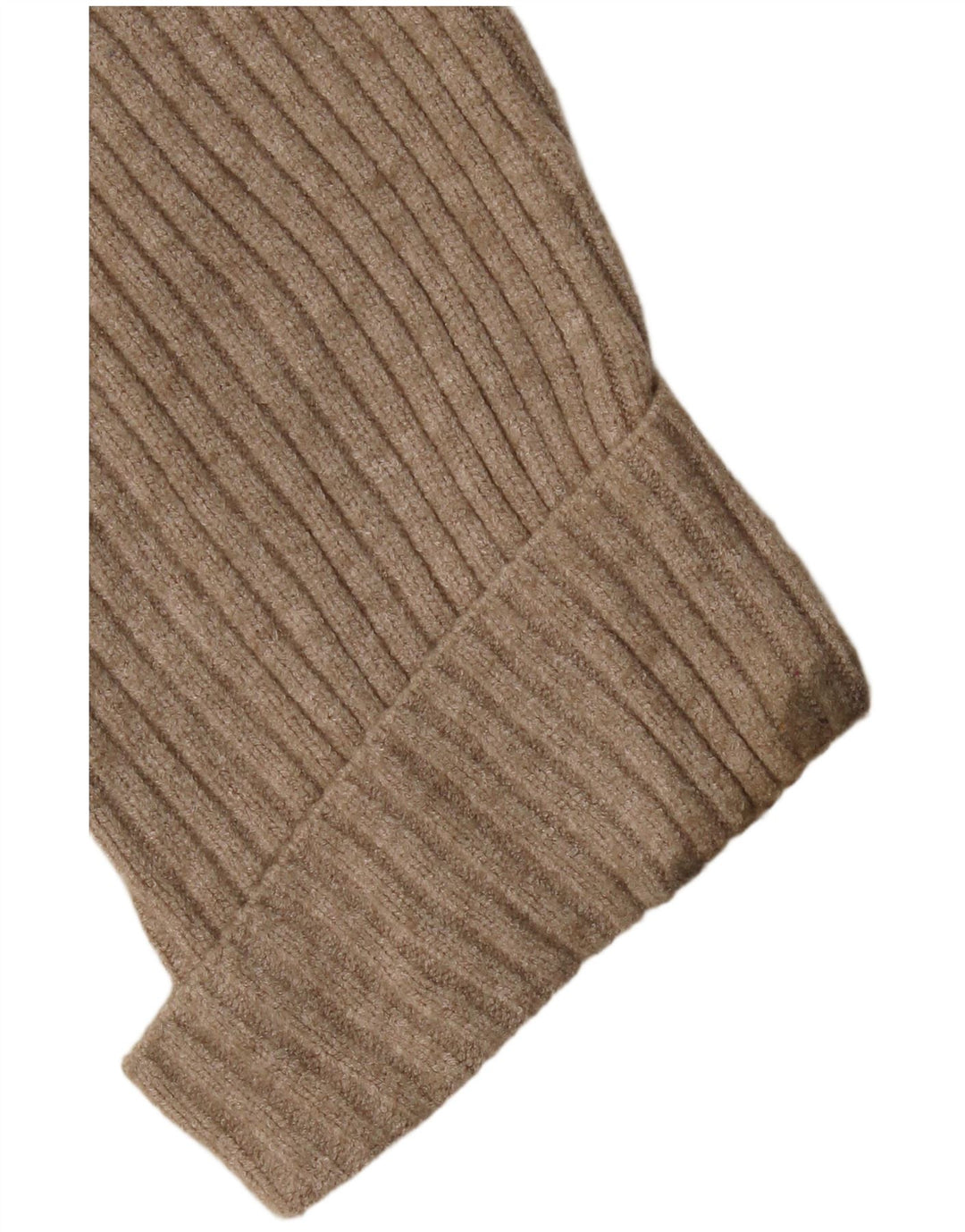 Zara Mujer Crop Oversize Cuello Alto Jersey Jersey UK 40 Medio Beige