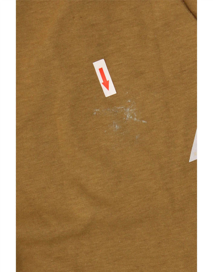 Zara Hombre Pantalón Chándal Joggers Large Marrón Poliéster