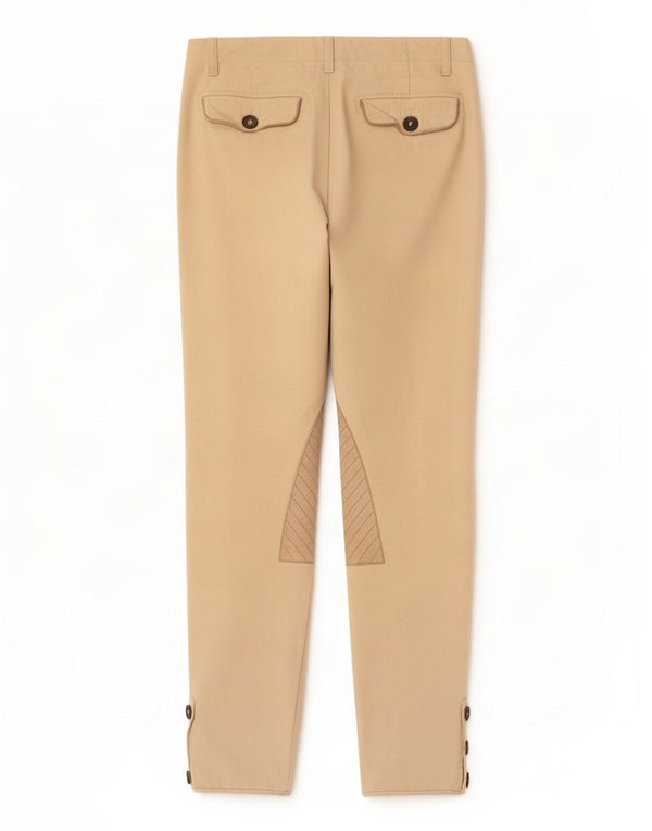 Pantalón Chino Massimo Dutti Mujer EU 36 XS W26 L28 Beige Colorblock