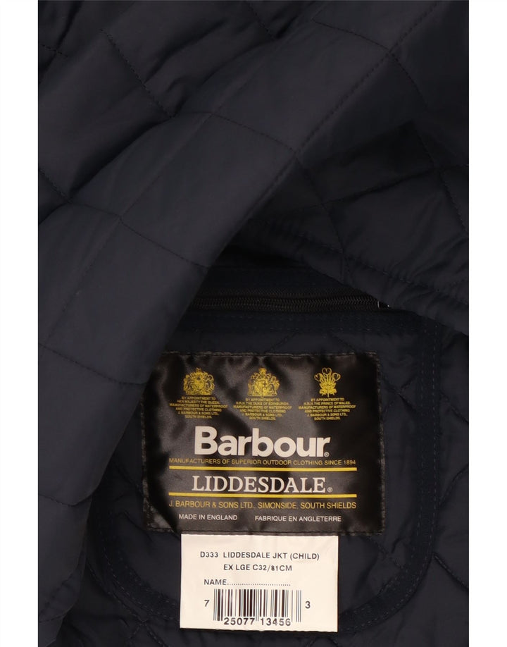Barbour Chaqueta acolchada LIDDESDALE para niños 12-13 años Azul marino