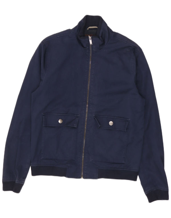 Michael Kors Chaqueta Bomber para Hombre UK 36 Small Azul Marino Viscosa