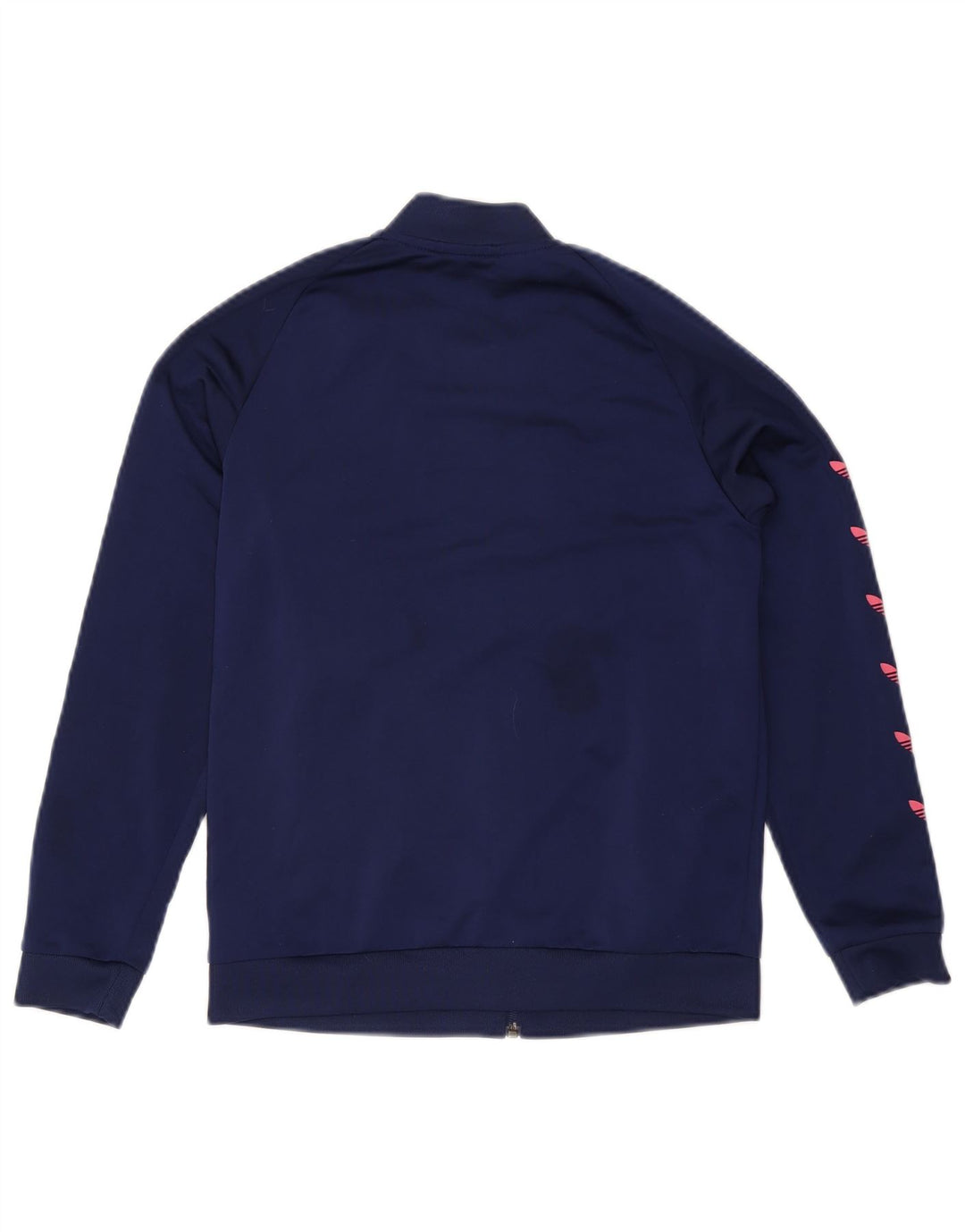ADIDAS Girls Prime Blue Graphic Tracksuit Top Jacket 12-13 Years Navy Blue Vintage Adidas and Second-Hand Adidas from Messina Hembry 