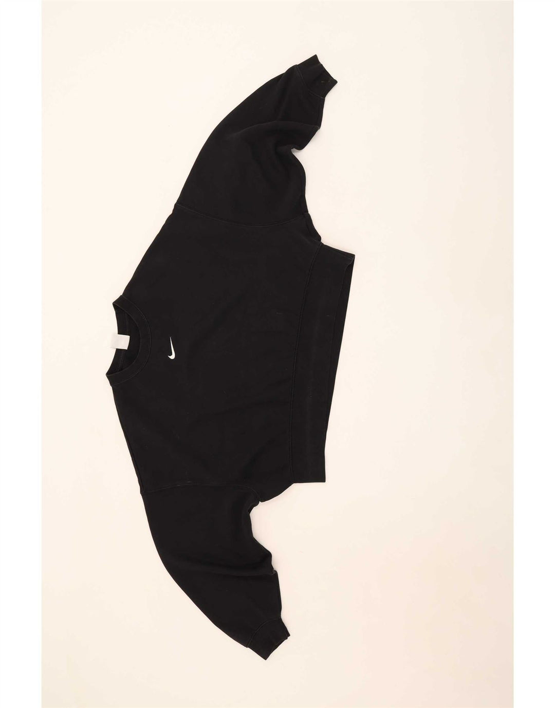 Nike - Sudadera extragrande para mujer, talla 10, algodón negro pequeño