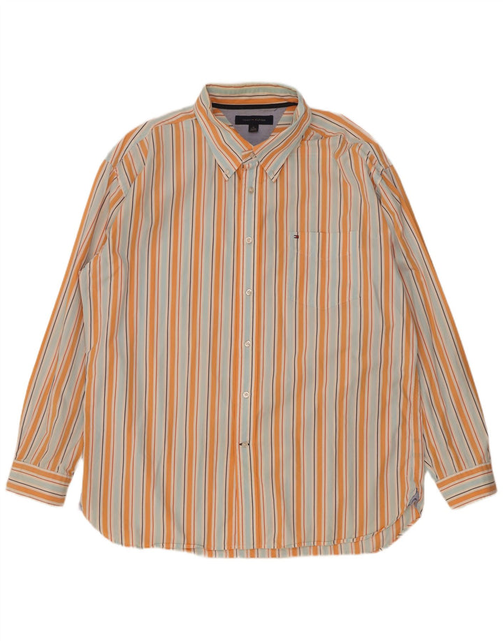 Camisa Tommy Hilfiger Hombre XL Algodón Rayas Multicolor