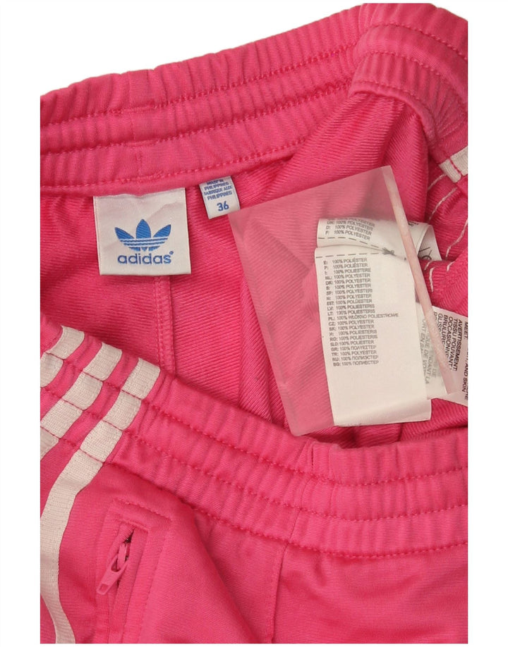 Adidas Pantalones de chándal para mujer EU 36 Small Rosa Poliéster
