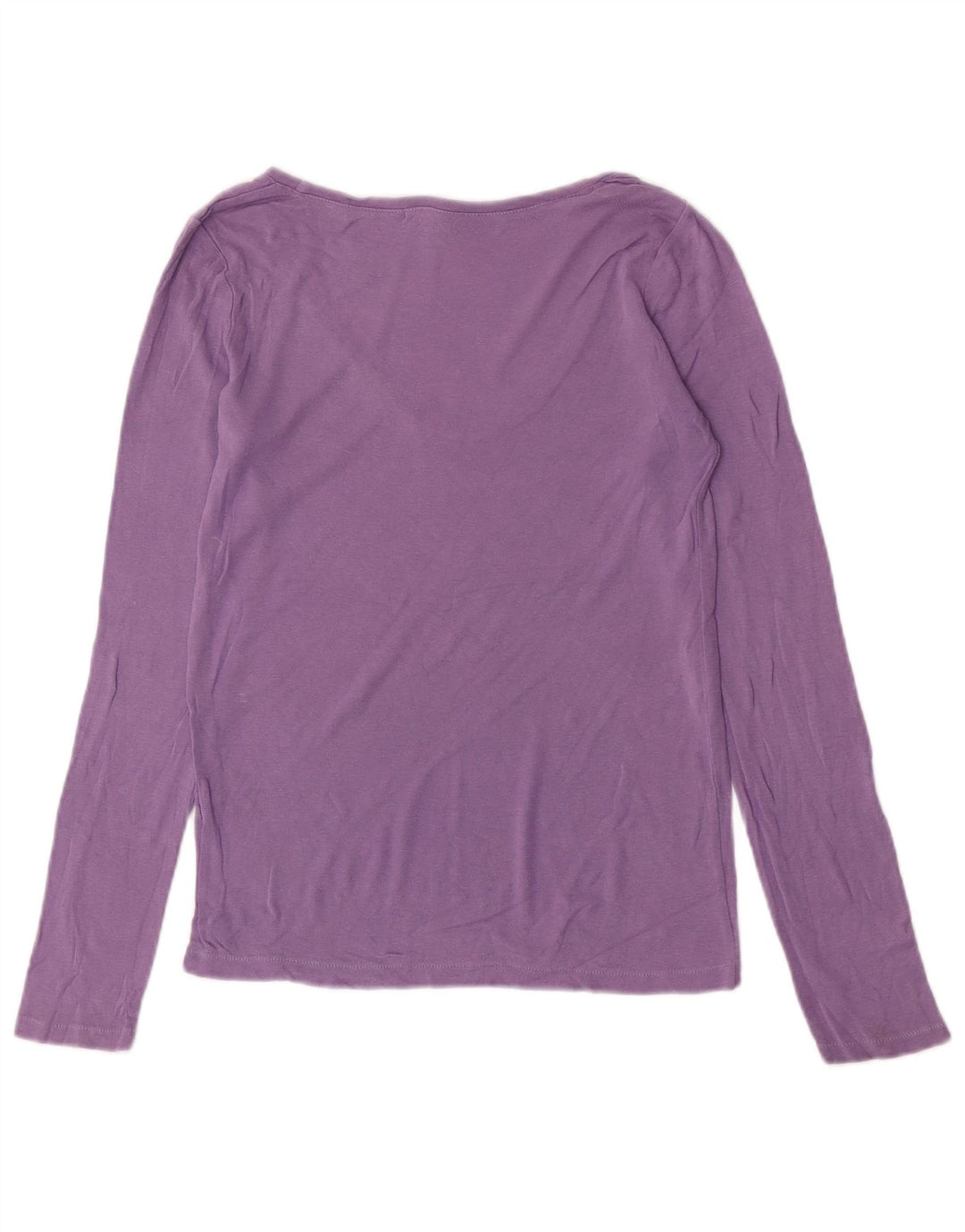 Jigsaw Mujer Top Manga Larga UK 40 Small Púrpura