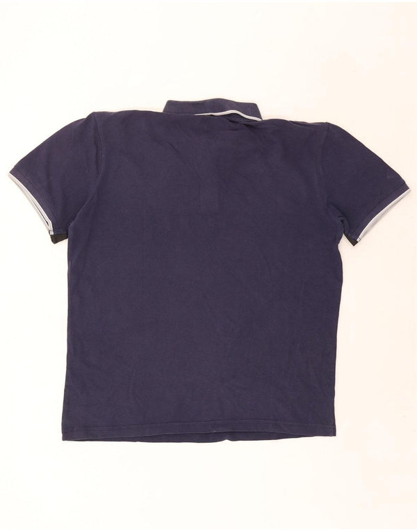 Kappa Polo Hombre XL Azul Marino Rayas