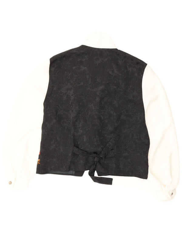 YESSICA Blusa camisera gráfica para mujer EU 42 Large Black Colourblock