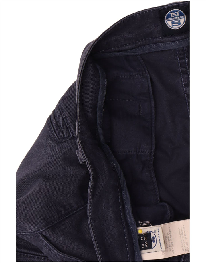 Pantalones cortos cargo para mujer North Sails EU 42 Medium W28 Algodón azul marino