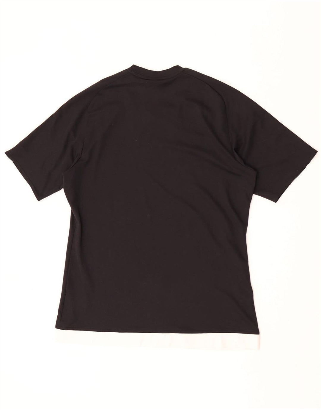 Adidas Mens Climalite Camiseta Top Medio Negro Poliéster