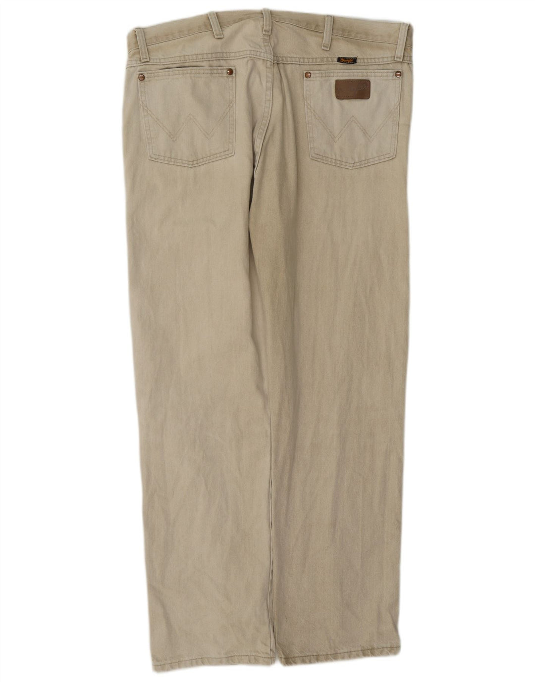Wrangler Vaqueros rectos para hombre W38 L32 Algodón beige