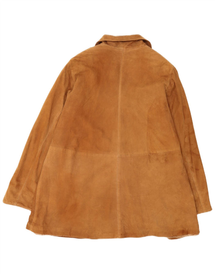 Chaqueta De Ante Mujer Conbipel IT 44 Cuero Beige Medio