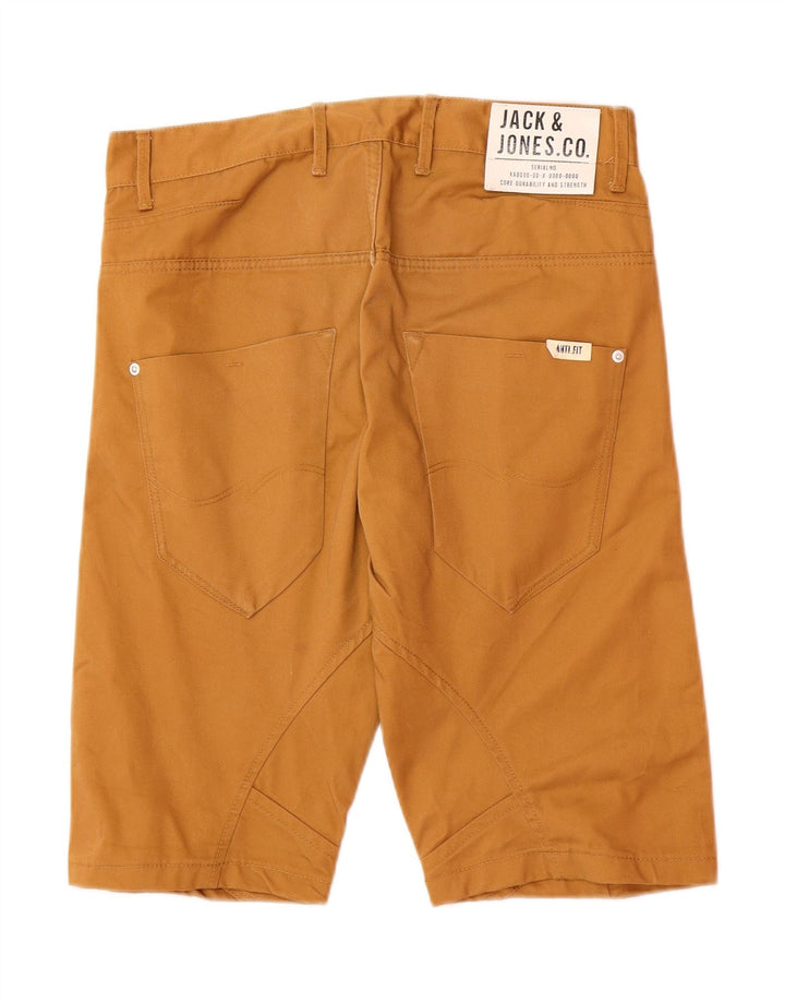JACK & JONES Mens Casual Shorts W33 Large Brown Cotton