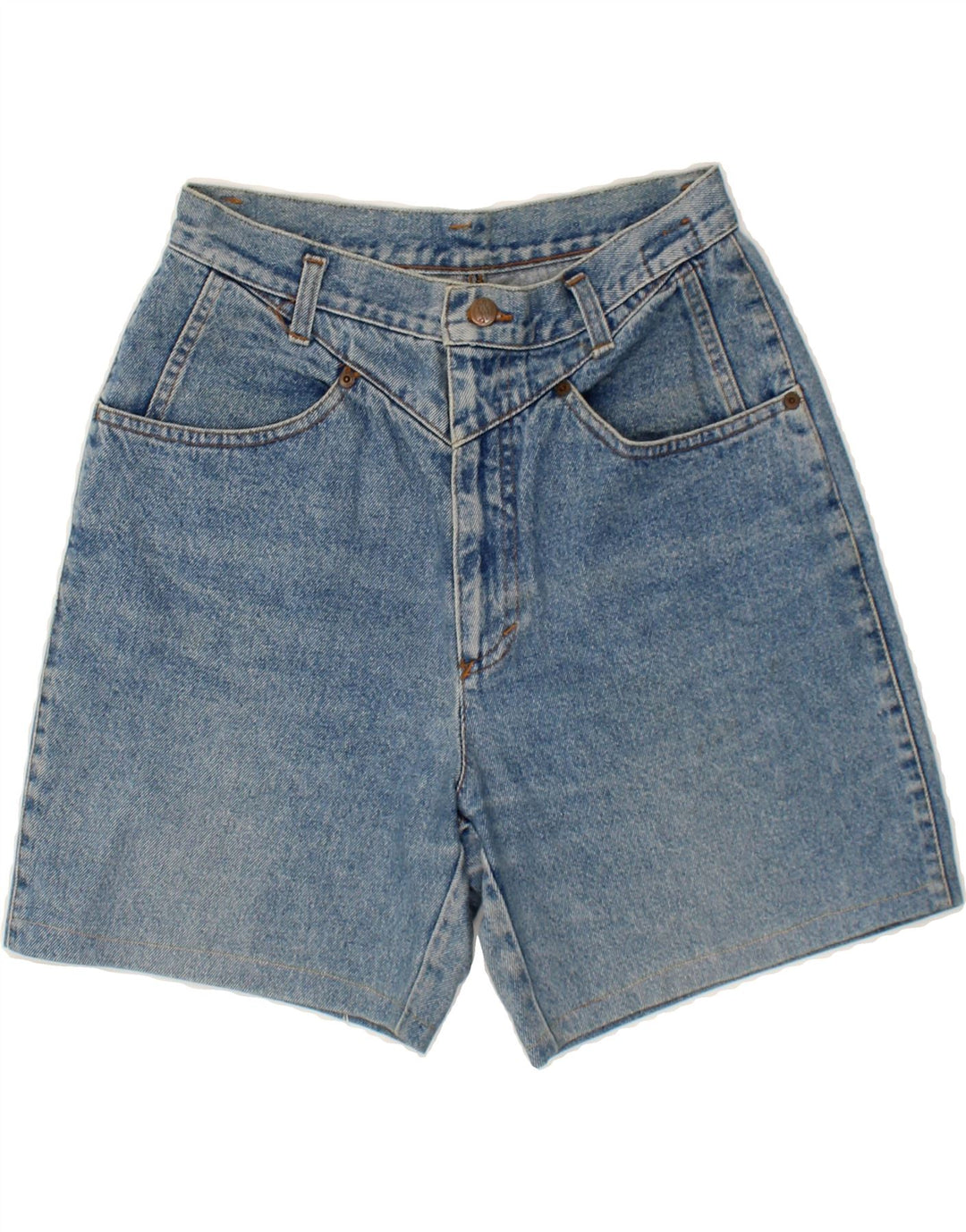 BENETTON Womens Denim Shorts IT 44 Medium W30 Blue Cotton Vintage Benetton and Second-Hand Benetton from Messina Hembry 