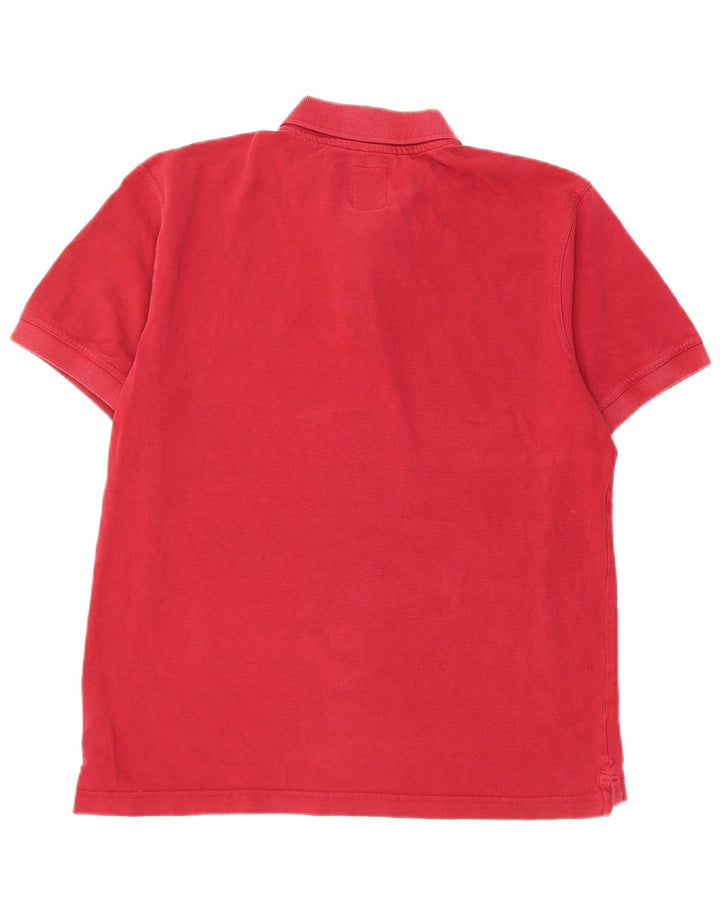 Crew Clothing Polo para hombre Algodón rojo medio