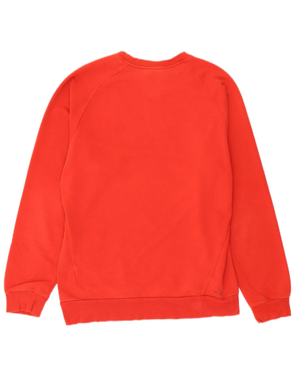 Adidas Mens Clima 365 Sudadera Jumper Grande Rojo Algodón