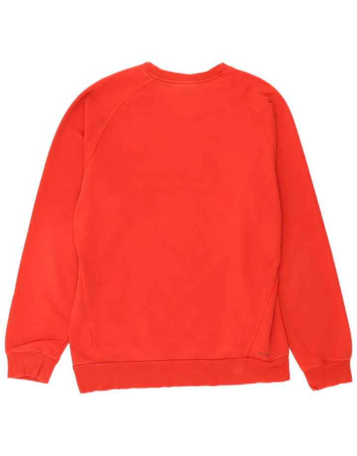 Adidas Mens Clima 365 Sudadera Jumper Grande Rojo Algodón