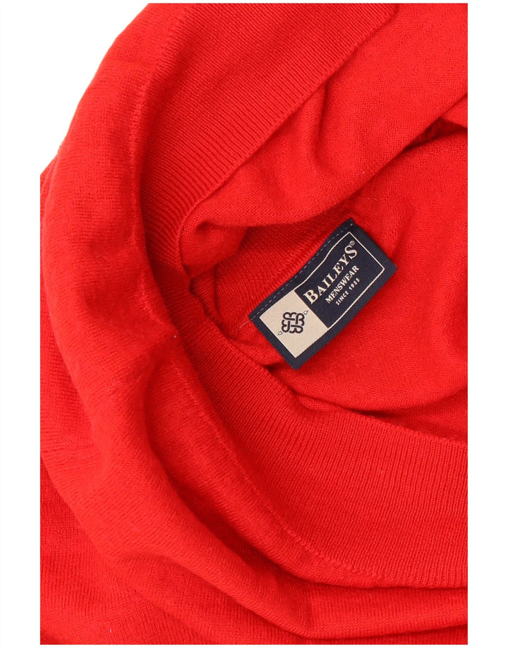Baileys - Jersey con cuello vuelto para mujer, talla 40, color rojo