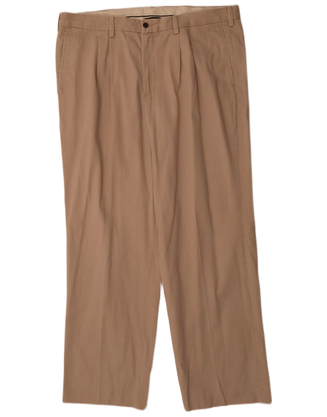 Eddie Bauer Pantalón chino recto para hombre W40 L32 Algodón beige