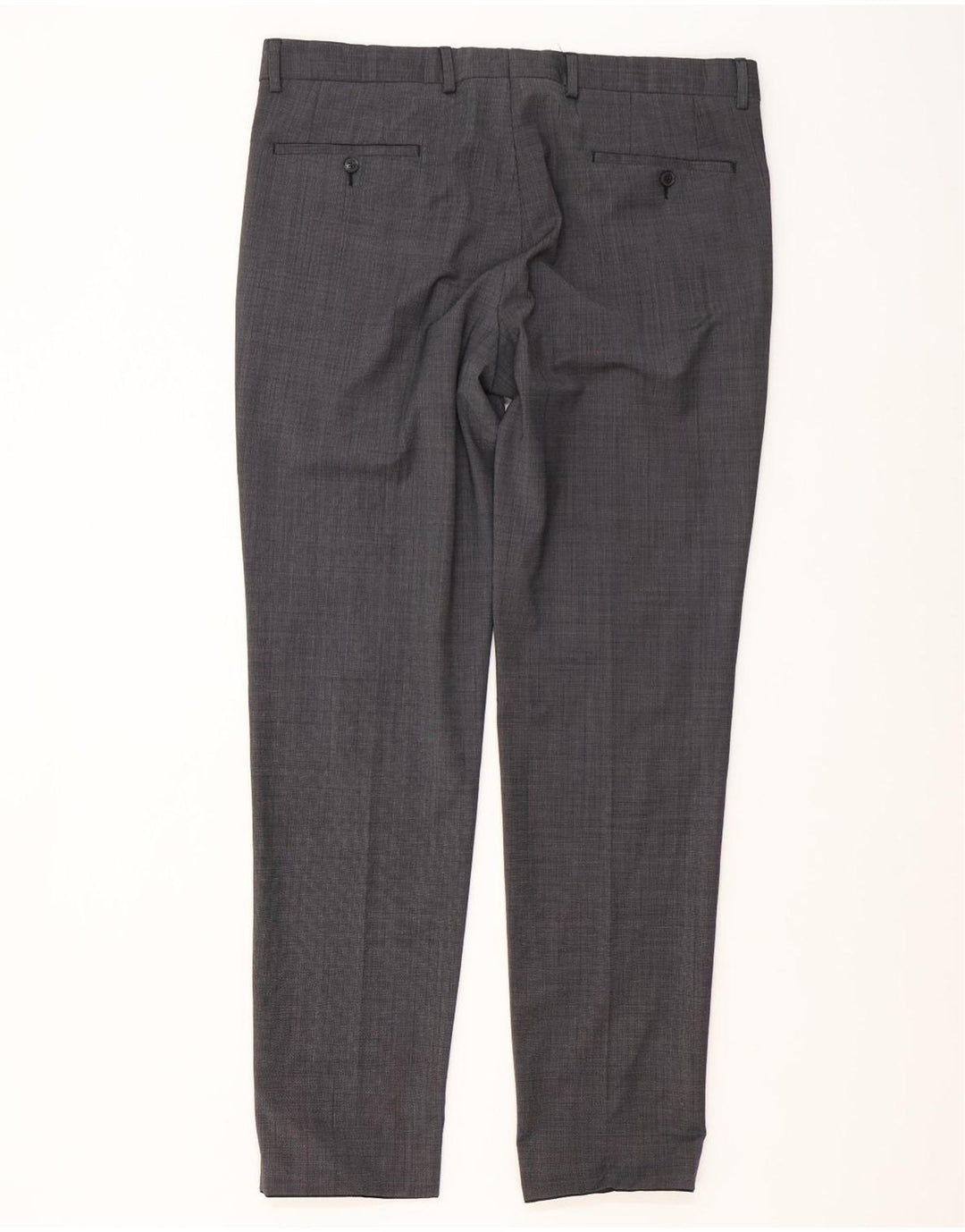 S.Oliver Traje de 2 botones para hombre UK 46 3XL W38 L32 Poliéster gris