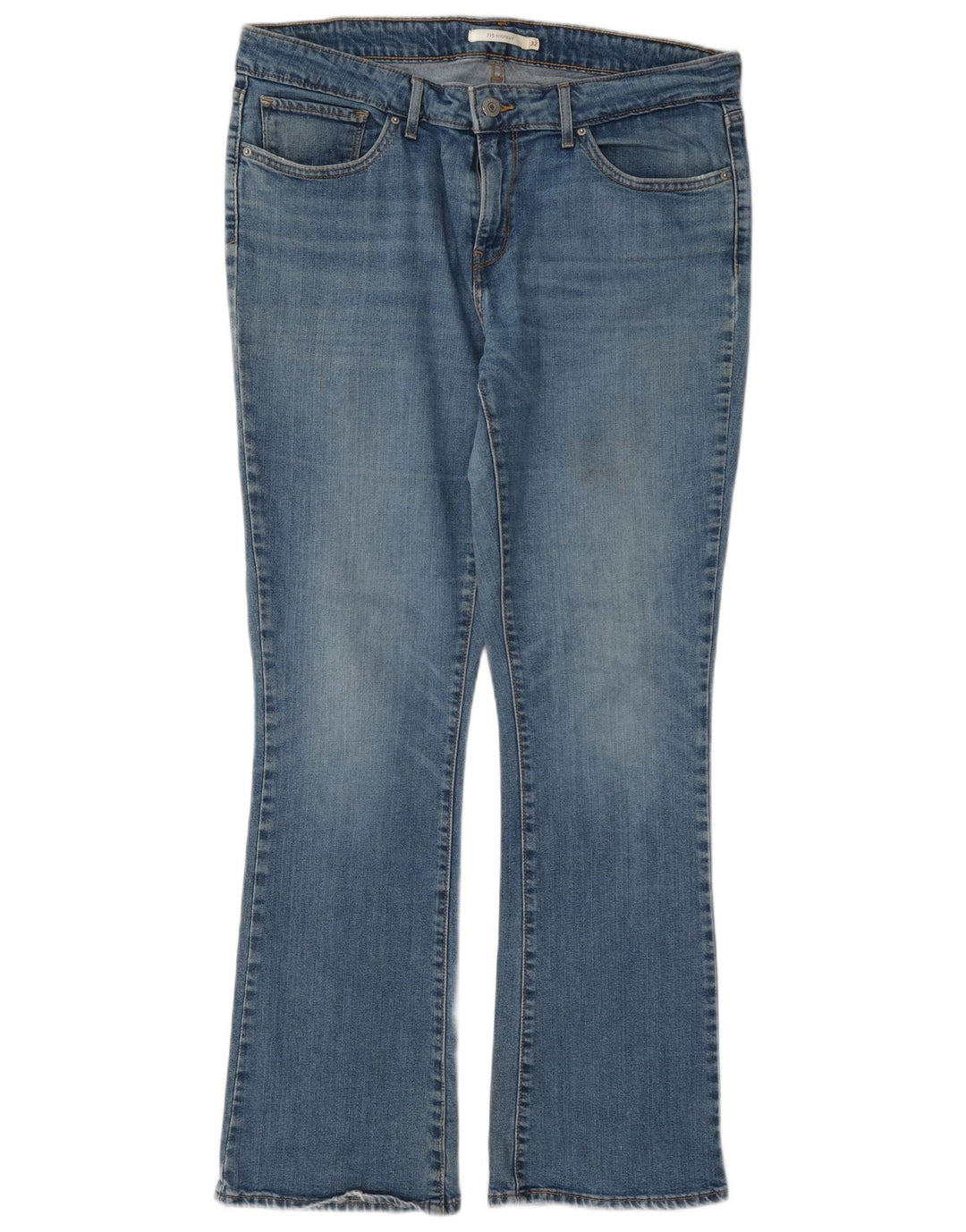 Levi's Mujer 715 Vaqueros Bootcut W32 L30 Algodón Azul