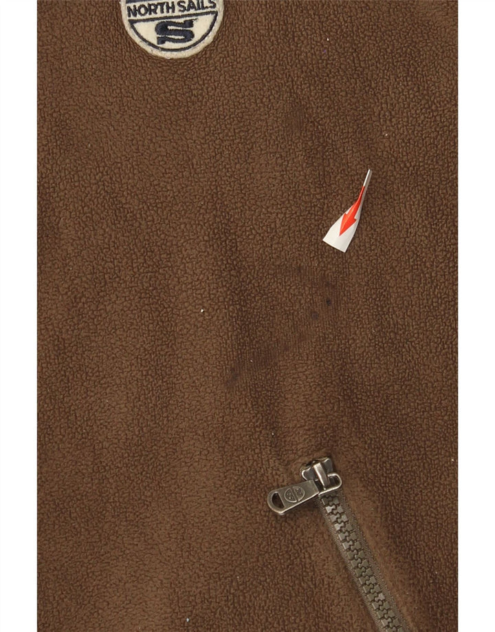 North Sails Chaqueta polar para hombre UK 38 Medium Caqui Poliéster