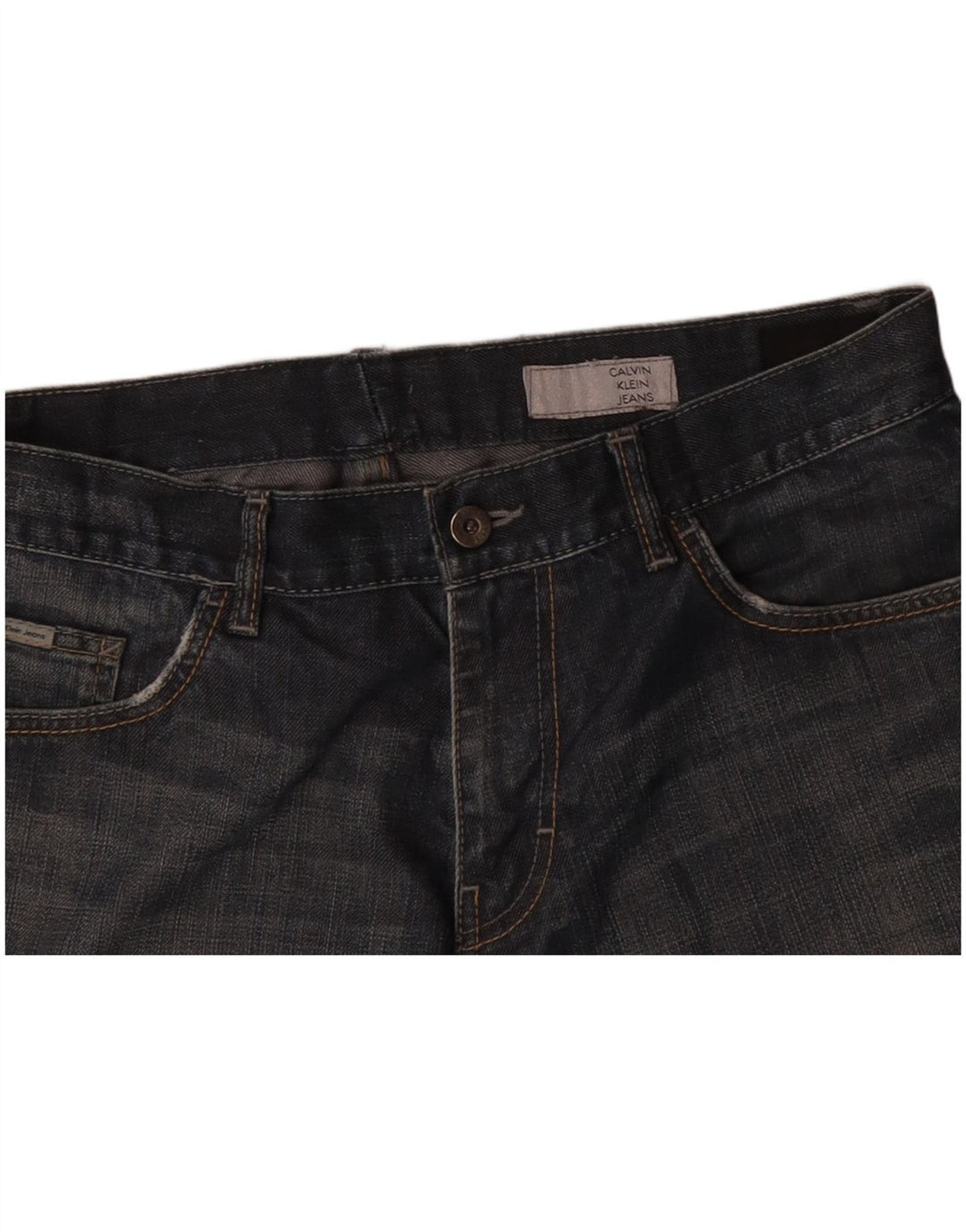 CALVIN KLEIN Pantalones cortos de mezclilla para hombre W34 Azul grande