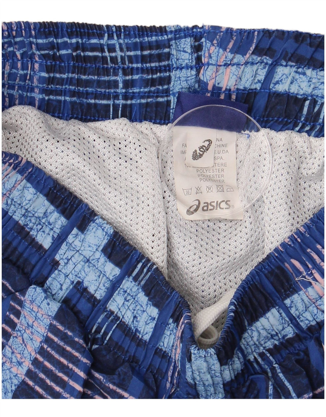 ASICS Bañador Hombre Small Blue Check Poliéster