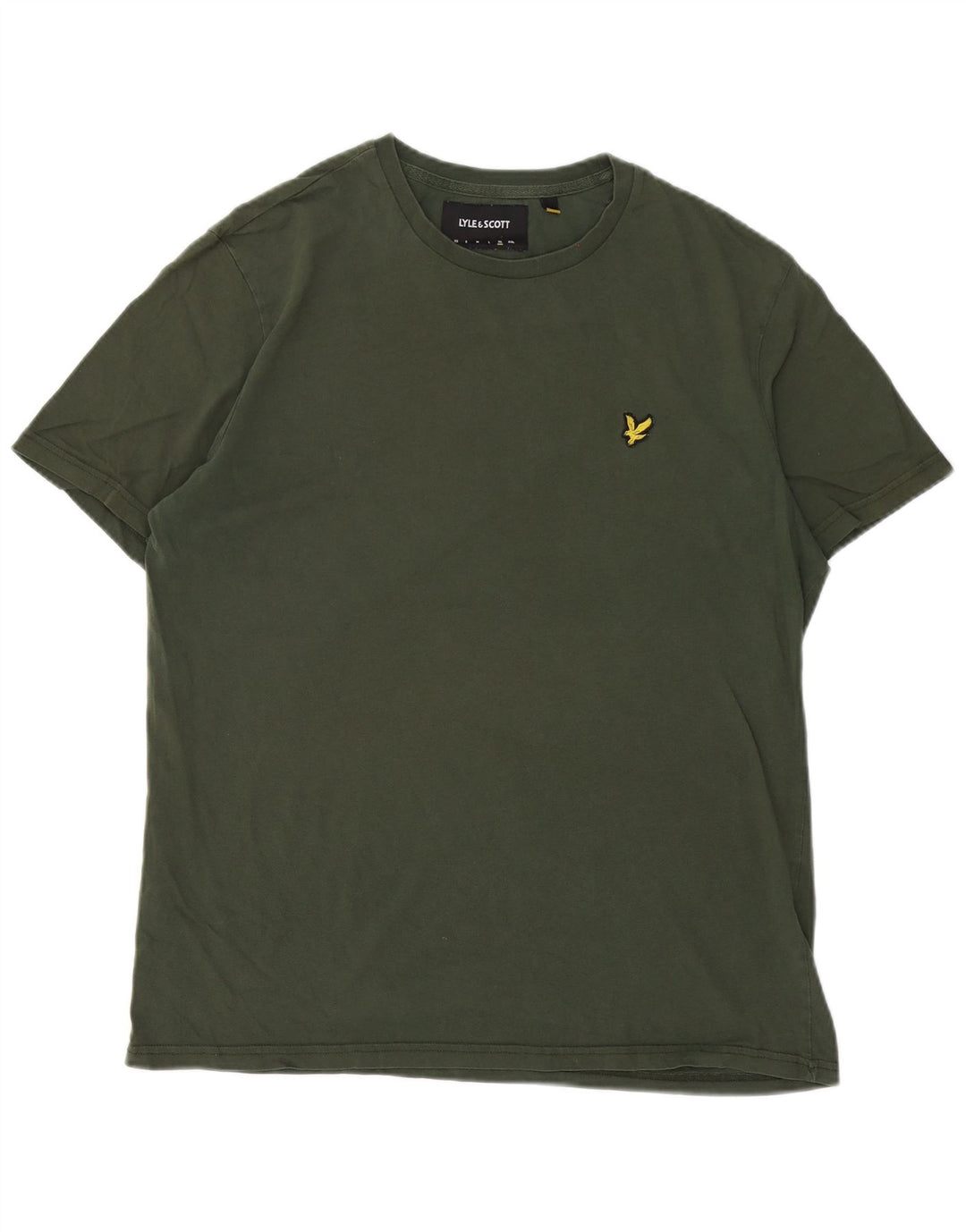 Lyle & Scott Camiseta Hombre Top XL Caqui Algodón