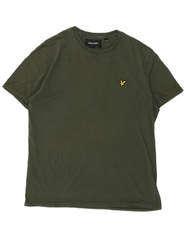 Lyle & Scott Camiseta Hombre Top XL Caqui Algodón