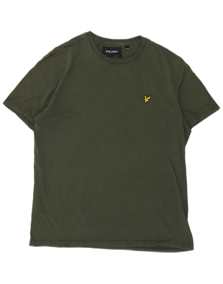 Lyle & Scott Camiseta Hombre Top XL Caqui Algodón
