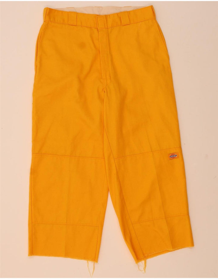 Dickies Pantalón cargo corto para hombre W34 L24 Poliéster amarillo