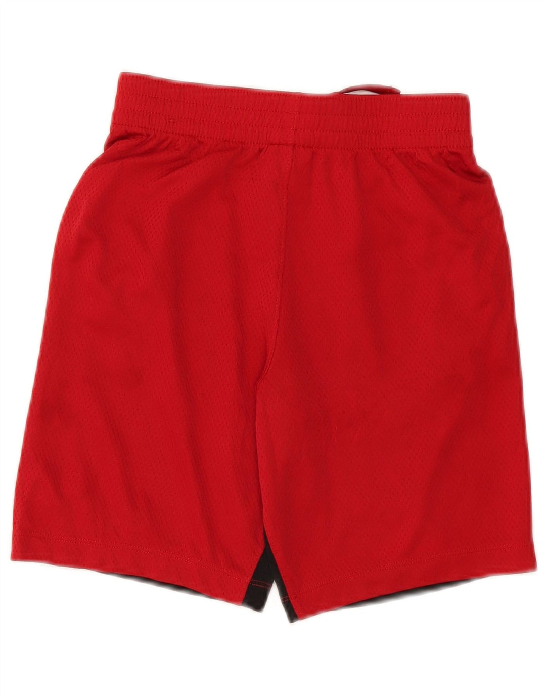 Nike Pantalones cortos deportivos Dri Fit para niños 10-11 años Poliéster color block mediano rojo