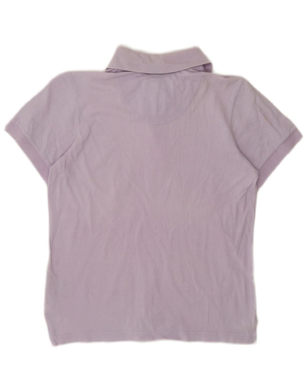 MURPHY & NYE Polo para mujer UK 10 Small Purple Cotton