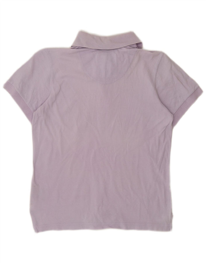 MURPHY & NYE Polo para mujer UK 10 Small Purple Cotton