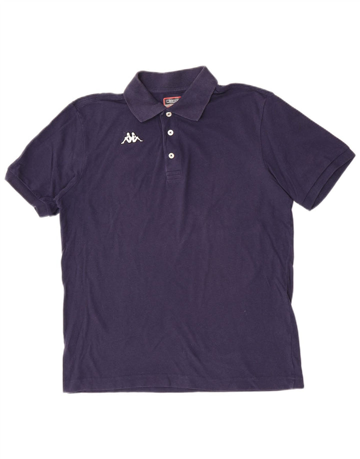 Kappa Polo Hombre Grande Azul Marino Algodón