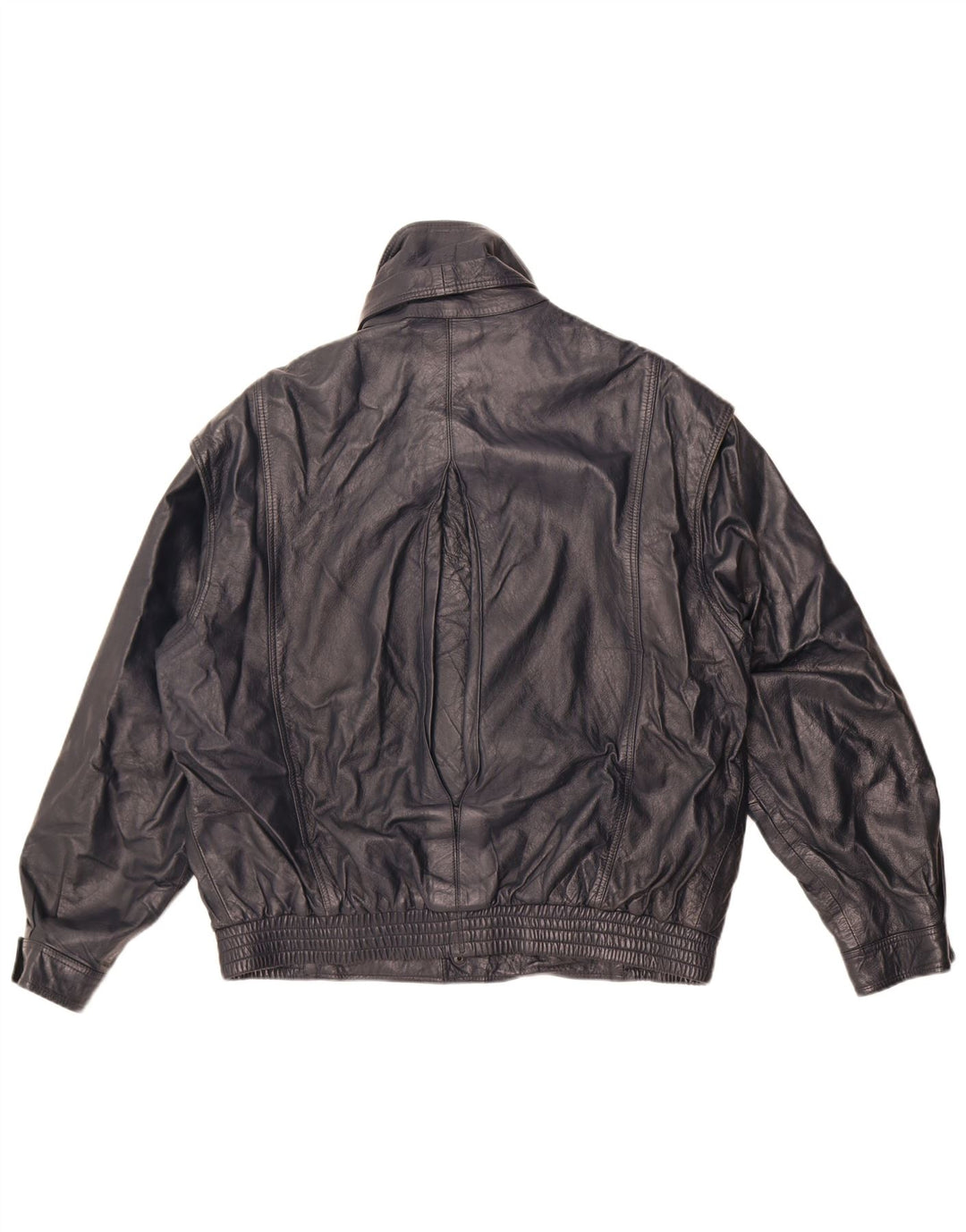 Sterling Chaqueta de cuero para hombre UK 40 Large Cuero azul marino