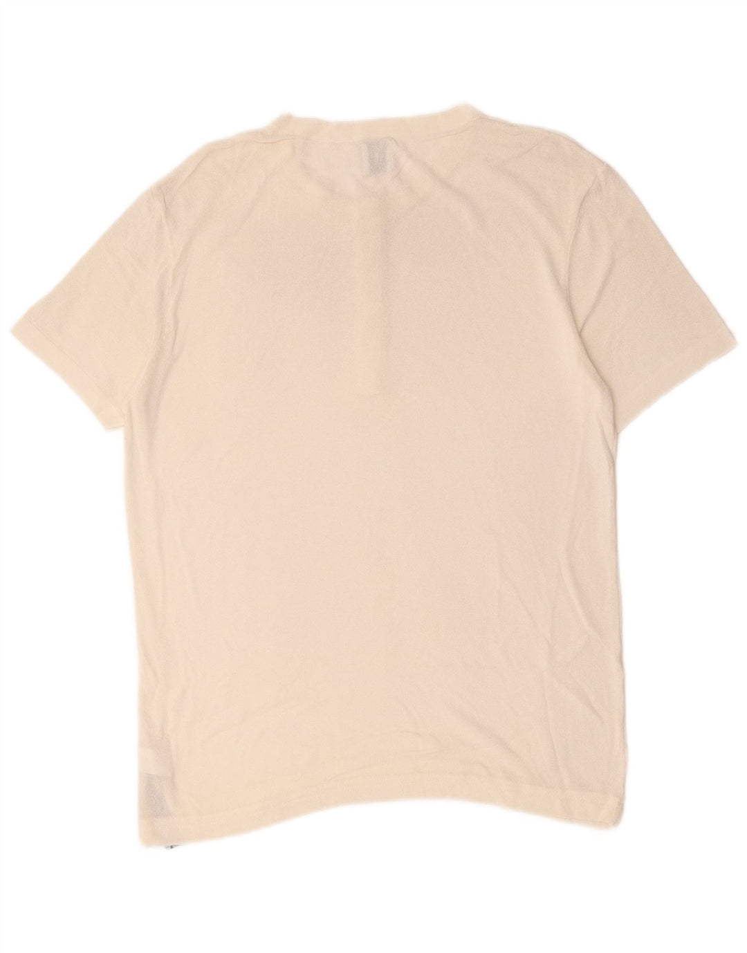 Zara Hombre Camiseta Top Grande Viscosa Blanca