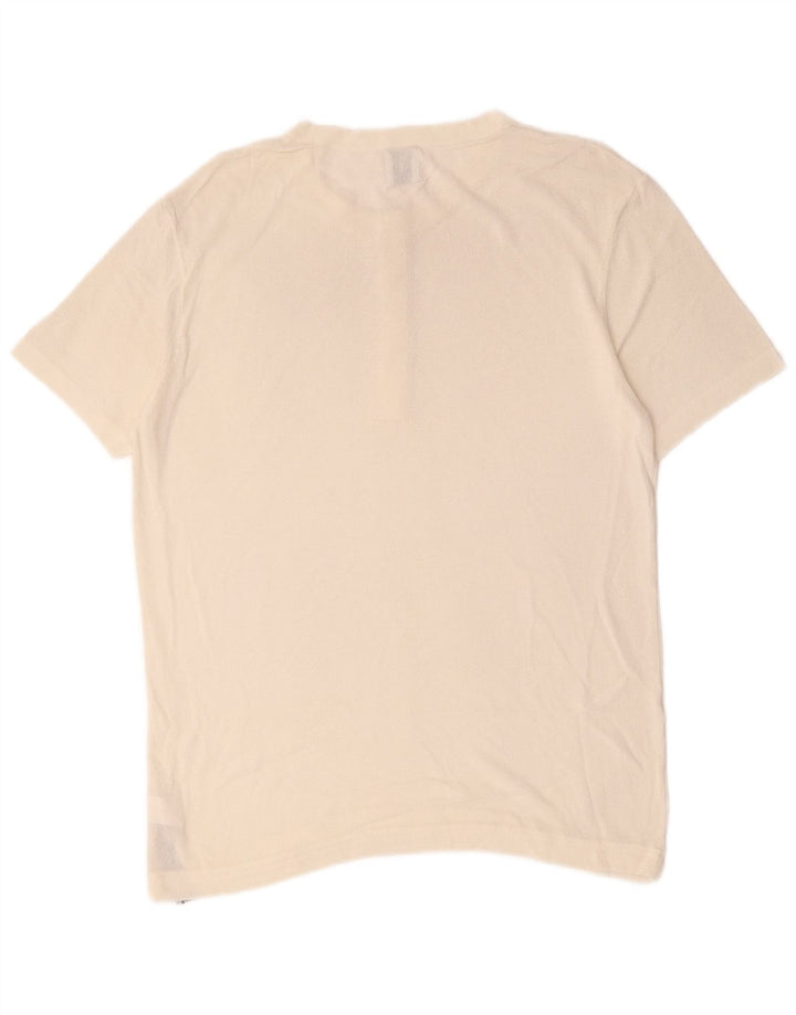 Zara Hombre Camiseta Top Grande Viscosa Blanca