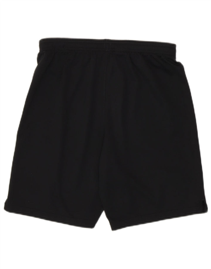 Nike Pantalones cortos deportivos con gráfico del Real Madrid para niños, 12-13 años, grande, negro