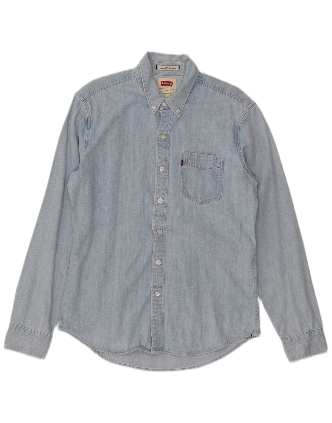 LEVI'S Camisa vaquera slim fit de algodón azul medio