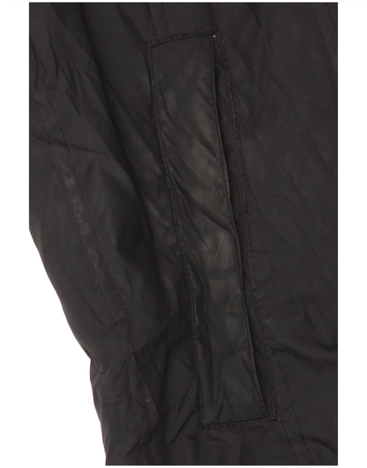 TRUSSARDI JEANS Chaqueta acolchada para hombre IT 46 Small Black