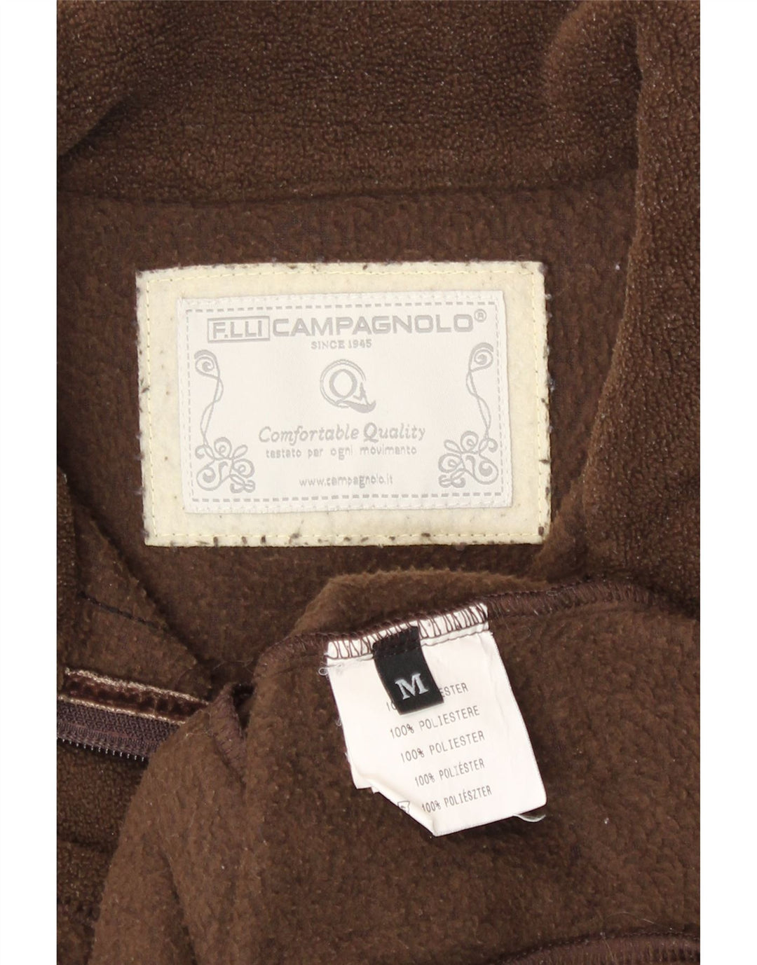 Campagnolo Chaqueta Polar Mujer UK 44 Poliéster Marrón Medio