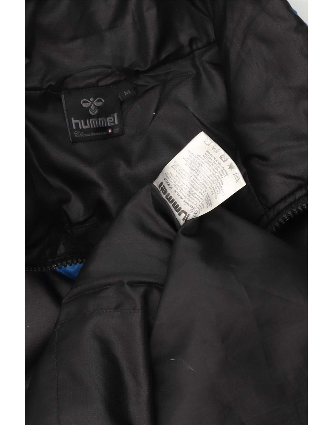 Hummel Chaqueta acolchada para hombre UK 38 Medium Negro Colorblock Poliéster