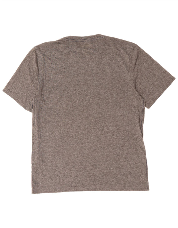 L.L.BEAN Camiseta gráfica ligeramente ajustada para hombre Top pequeño gris moteado