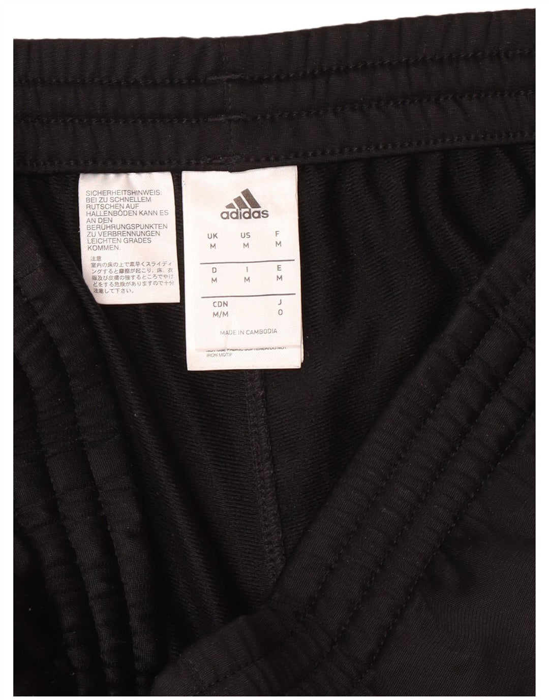 ADIDAS Hombre Chándal Pantalones Joggers Medio Negro Poliéster