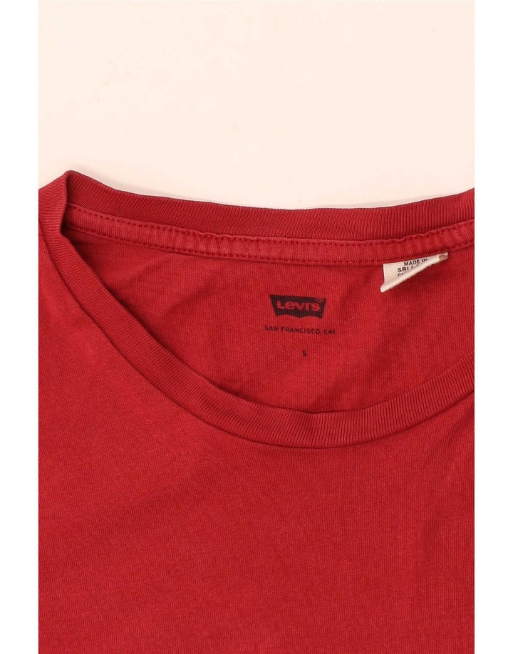 Levi's Camiseta para hombre Top Small Rojo