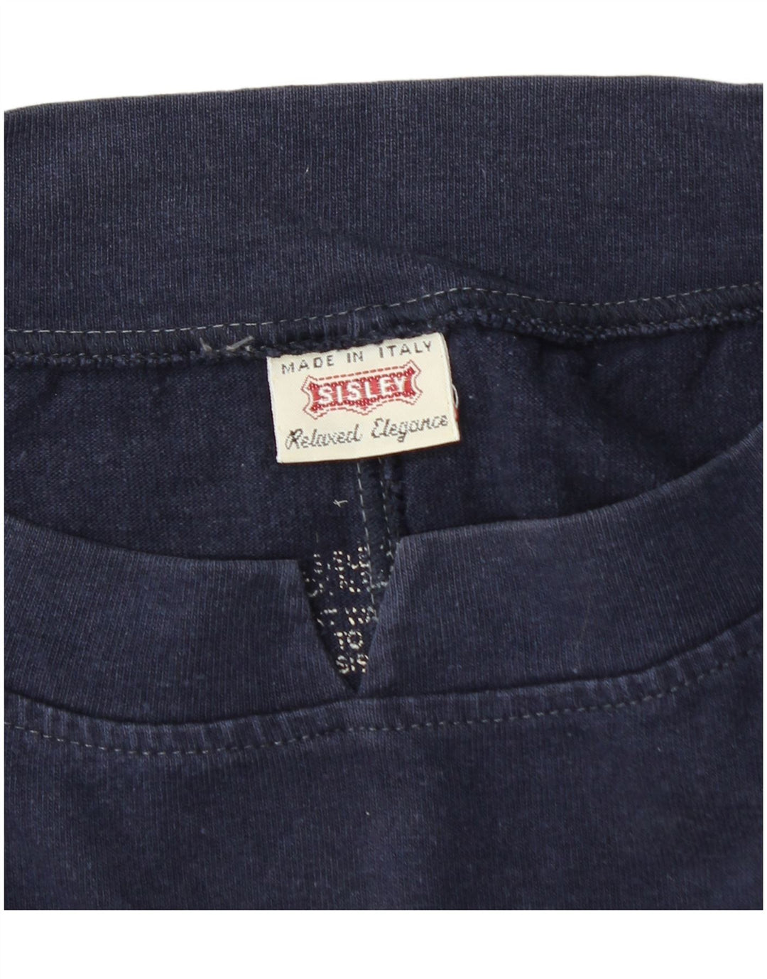 Sisley Sudadera extragrande con gráfico para mujer, talla 44, talla M, azul marino